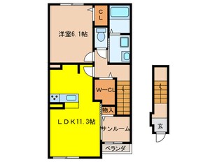 アルマンドの物件間取画像